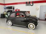 Fiat 500 1:16 Solido Zwart MJ, Ophalen of Verzenden, Zo goed als nieuw, Auto, Solido