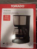 Tomado TCM1201S Koffiezetapparaat - Nieuw in doos, Afneembaar waterreservoir, Gemalen koffie, Ophalen of Verzenden, 4 tot 10 kopjes
