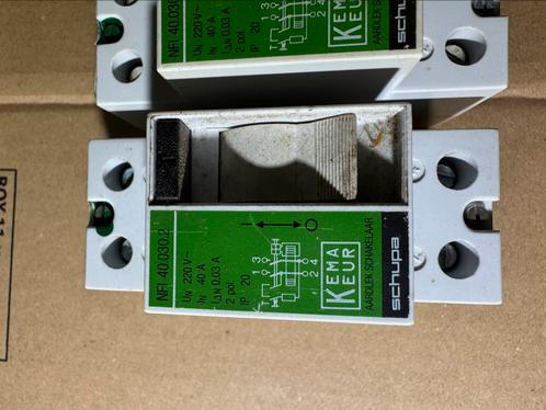 Aardlekschakelaars SCHUPA NFI 40.030.2 - 40A / 30mA, Hobby en Vrije tijd, Elektronica-componenten, Gebruikt, Ophalen of Verzenden