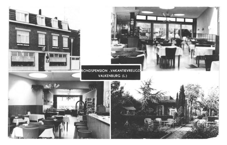 975273 Valkenburg Jr 70 Pension Bondspension Vakantievreugd, Verzamelen, Ansichtkaarten | Nederland, Gelopen, Limburg, 1960 tot 1980