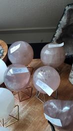 Prachtige rozenkwarts bollen, Verzamelen, Ophalen of Verzenden, Mineraal