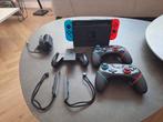 Nintendo switch+2 extra controllers en 6 games, Ophalen, Met games, Zo goed als nieuw, Switch Original