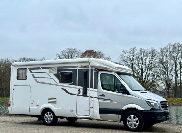 Hymer MLT 580 Mercedes Sprinter automaat 316 CDI topstaat, Caravans en Kamperen, Campers, Bedrijf, tot en met 3, Half-integraal
