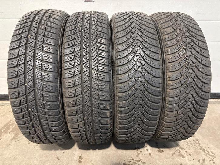 4 x 165/65 15" falken winterbanden 4 x 5.5/7mm!, Auto-onderdelen, Banden en Velgen, Banden en Velgen, Winterbanden, 15 inch, 165 mm
