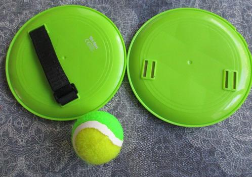 Klittenbandset met bal / 2 nieuwe blauwe badminton rackets, Kinderen en Baby's, Speelgoed | Buiten | Los speelgoed, Nieuw, Ophalen of Verzenden