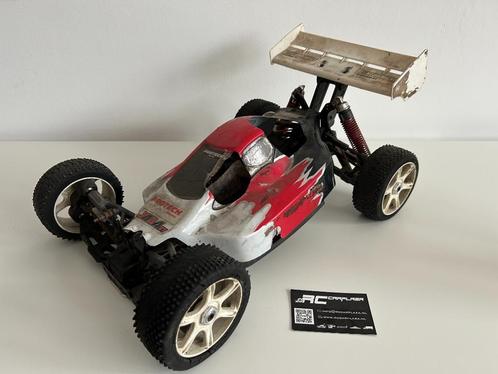 Protech Yada ST 1/8 nitro rc auto, Hobby en Vrije tijd, Modelbouw | Radiografisch | Auto's, Gebruikt, Onderdeel, Nitro, Ophalen of Verzenden