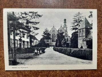 oude kaart Beek bij Nijmegen, oa Kerk en gebouwen, 1943 beschikbaar voor biedingen