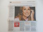 Patty Brard deelt liefdeslessen. Krantenartikel., Verzamelen, Ophalen of Verzenden, 1980 tot heden, Nederland, Knipsel(s)