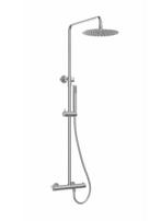 Regendouche set RVS, Doe-het-zelf en Verbouw, Sanitair, Ophalen of Verzenden, Gebruikt, Rvs, Douche