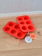 2 siliconen bakvormen, Ophalen of Verzenden, Nieuw, Taarten, Bakvorm