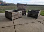 Kisten., Tuin en Terras, Haardhout, Minder dan 3 m³, Ophalen, Overige houtsoorten, Blokken
