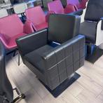 kappersstoel knipstoel zwart pompstoel kapsalon thuiskapper, Knipstoel, Leer, Zwart, Ophalen of Verzenden