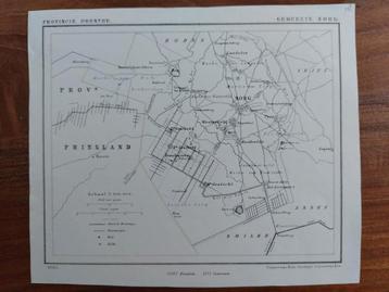 18 / Norg Veenhuizen Westerveld Langeloo Litho 1865 J Kuyper beschikbaar voor biedingen
