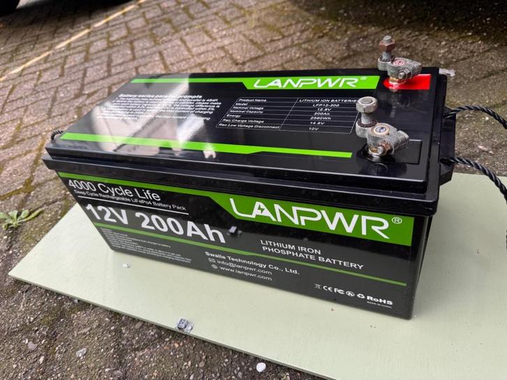 Lithium LiFePo4 accu LANPWR - Nieuw, Auto-onderdelen, Accu's en Toebehoren, Gebruikt, Ophalen