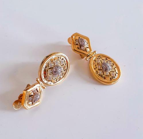 18 karaat gouden oorbellen - Marokkaans ontwerp, Sieraden, Tassen en Uiterlijk, Oorbellen, Zo goed als nieuw, Hangers, Goud, Goud