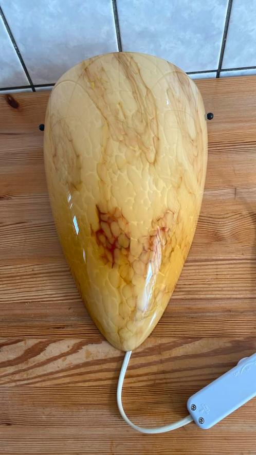 Gispen Menhir wandlamp 35x25 cm vaste prijs 49 euro, Huis en Inrichting, Lampen | Wandlampen, Zo goed als nieuw, Glas, Ophalen of Verzenden