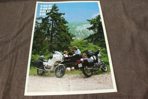 BMW R100 RT RT R80 RT RS 1988 verkoop folder brochure, Motoren, Handleidingen en Instructieboekjes, BMW, Ophalen of Verzenden