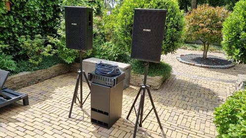 Geluid set Dj of zang Apart sub en amp 2 Speakers JBL & RCF, Audio, Tv en Foto, Luidsprekers, Zo goed als nieuw, Complete surroundset