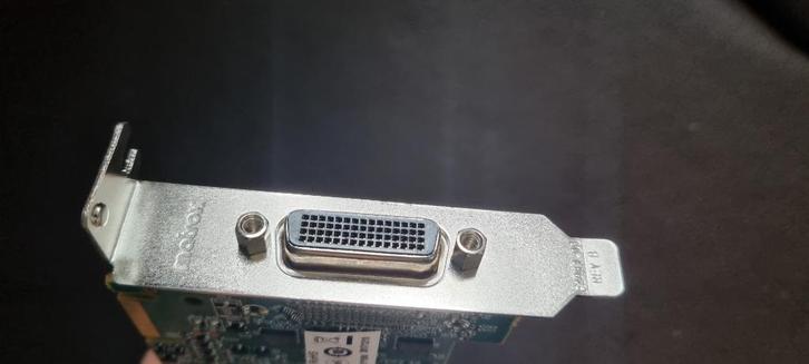 Matrox M9120-E512LAU1F Graphics Card 512MB PCI-E LOW PROFILE, Computers en Software, Videokaarten, Zo goed als nieuw, Matrox, PCI-Express 1.0