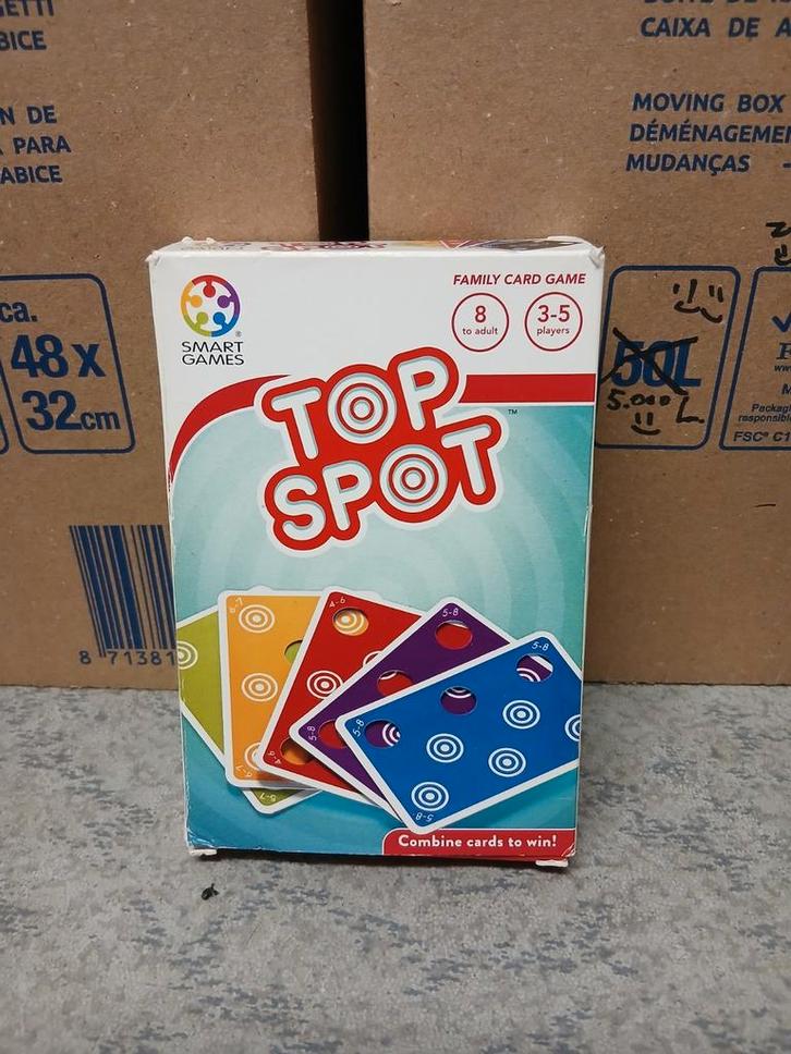 Top spot - Gezelschaps kaartspel van Smart Games, Hobby en Vrije tijd, Gezelschapsspellen | Kaartspellen, Gebruikt, Drie of vier spelers