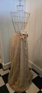 Antieke kanten rok paspop mannequin theater victoriaanse, Ophalen of Verzenden
