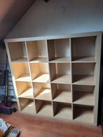 Ikea KALLAX vakkenkast 147x157 houtkleur, Huis en Inrichting, Kasten | Boekenkasten, Ophalen, Gebruikt, 100 tot 150 cm, 100 tot 150 cm