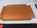 Vintage dienblad plywood teak Impala, Ophalen of Verzenden, Gebruikt, Rechthoekig, Hout