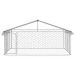 Hondenkennel met dak 300x300x150 cm, Dieren en Toebehoren, Hondenhokken, Verzenden, Nieuw, 110 cm of meer, 100 cm of meer