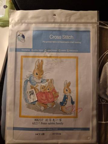 Peter Rabbit Kruissteek Pakket - Nieuw beschikbaar voor biedingen