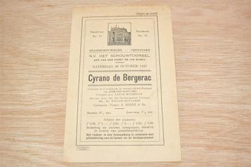 Cyrano de Bergerac 1927 —Programma Stadsschouwburg Groningen beschikbaar voor biedingen