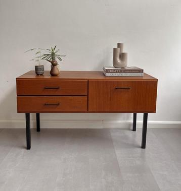 Vintage teakhouten ladekastje Simpla Lux, jaren 60 beschikbaar voor biedingen