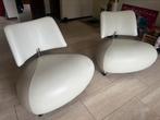 2 Leolux Pallone Pa fauteuils, Ophalen, 75 tot 100 cm, Zo goed als nieuw, Leolux