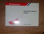 Honda garantie en service boekje, Ophalen of Verzenden, Honda
