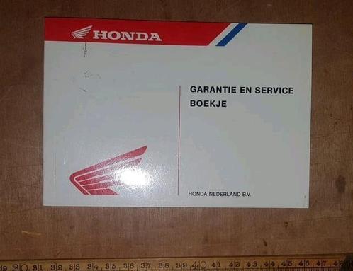 Honda garantie en service boekje, Motoren, Handleidingen en Instructieboekjes, Honda, Ophalen of Verzenden