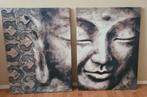 Groot canvas Juul Hoes boeddha., Ophalen