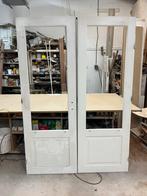 Openslaande deuren - Hout/Glas, Doe-het-zelf en Verbouw, Deuren en Horren, Nieuw, Buitendeur, 200 tot 215 cm, Hout