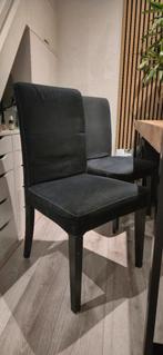 Ikea Henriksdal Eetkamerstoelen Zwart 4 stuks, Huis en Inrichting, Stoelen, Ophalen, Gebruikt, Zwart, Vijf, Zes of meer stoelen