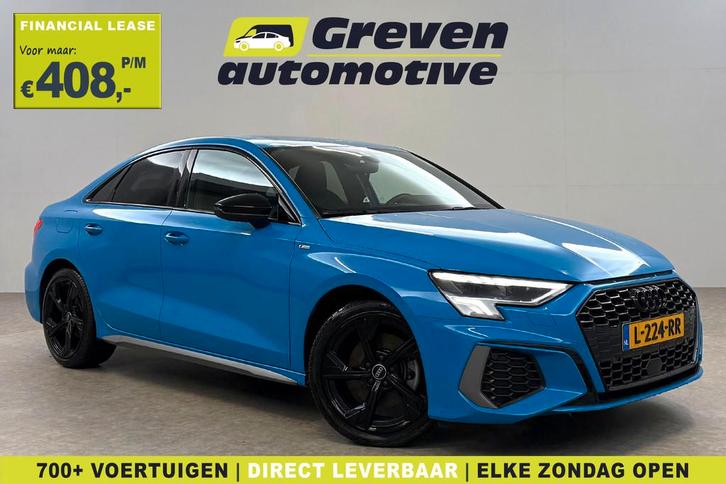 Audi A3 TFSI S-line Turbo Blue | Virtual | Carplay | Cruise, Auto's, Audi, Bedrijf, Te koop, A3, ABS, Airbags, Airconditioning