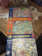 Jan van haasteren 3 puzzels 1000 stukjes, Ophalen, Zo goed als nieuw