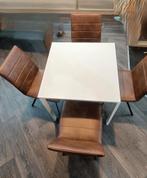 2 x Tafel + stoelen, Ophalen, Gebruikt, Rechthoekig, 50 tot 100 cm