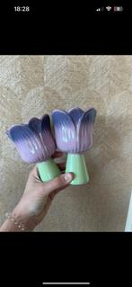 2 tulpen vaasjes, Antiek en Kunst, Antiek | Vazen, Ophalen of Verzenden