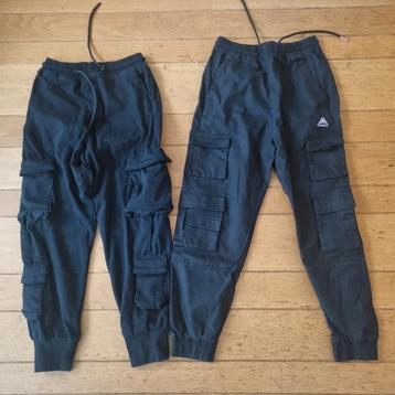 2 leuke zwarte Cargo broeken van Bershka Maat XS / 34 beschikbaar voor biedingen