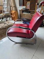 Vintage Tubax buisframe fauteuil., Ophalen, Gebruikt