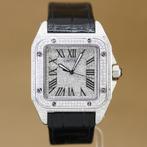 Cartier Santos 100 Xl 2656 Full Diamonds