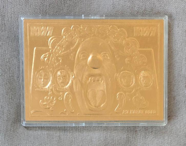 KISS GOLD CARD 23K, Verzamelen, Muziek, Artiesten en Beroemdheden, Zo goed als nieuw, Overige typen, Ophalen of Verzenden