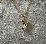 Geelgouden 14krt ketting 45cm met dolfijn, Ophalen of Verzenden, Nieuw, Goud