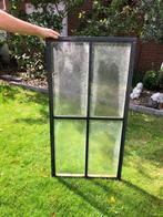 Ijzeren stal ramen met glas, Doe-het-zelf en Verbouw, Glas en Ramen, Ophalen, Gevelraam of Ruit, Gebruikt, Minder dan 80 cm