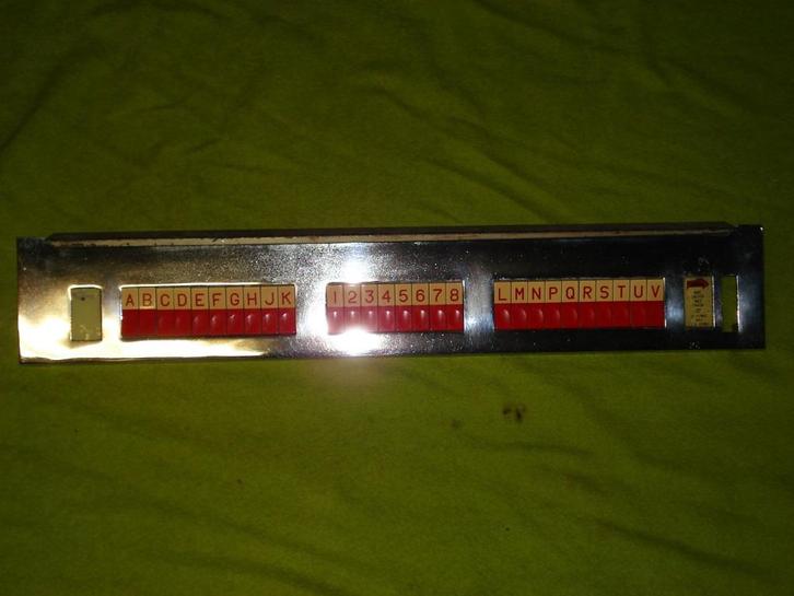Seeburg  Q160  Toetsenbalk Compleet inc Knoppen    Jukebox, Verzamelen, Automaten | Jukeboxen, Gebruikt, Seeburg, 1950 tot 1960