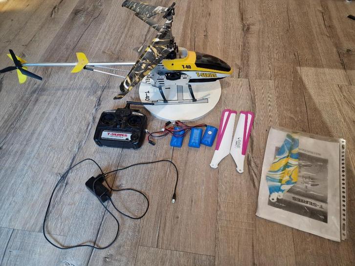 Rc helicopter T40, Hobby en Vrije tijd, Modelbouw | Radiografisch | Helikopters en Quadcopters, Gebruikt, Helikopter, Elektro