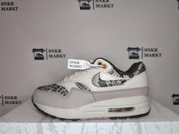 Nike Air Max 1 Snakeskin Light Orewood Brown (W) beschikbaar voor biedingen